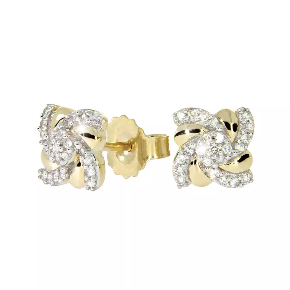 Diamantørepynt 0,10ct W/SI