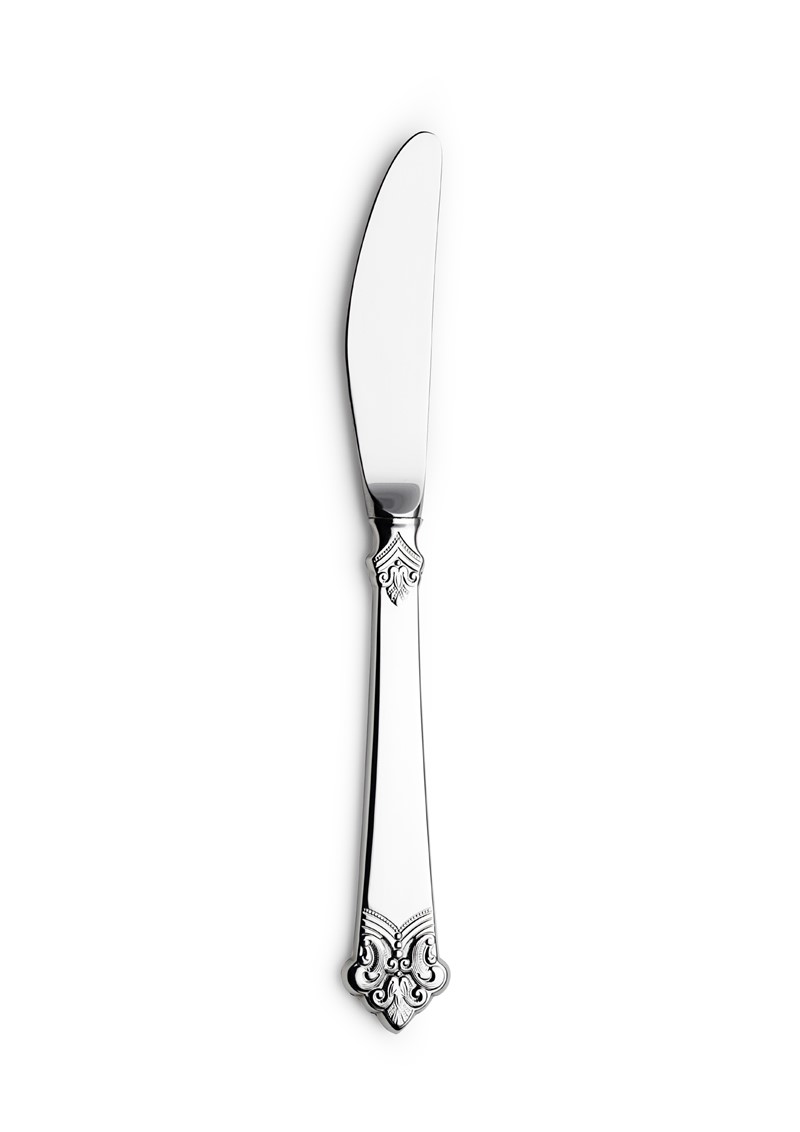 Liten spisekniv med langt skaft, Anitra sølvbestikk