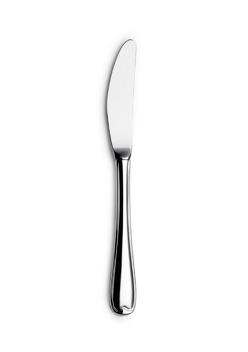 Liten spisekniv med langt skaft, Rosendal sølvbestikk